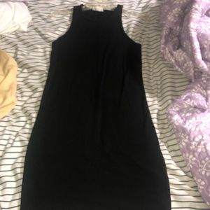 Black mini dress